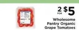 ShopRite Wholesome Pantry Organic Grape Tomatoes offer