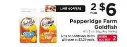 ShopRite Pepperidge Farm Goldfish offer