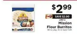 ShopRite Mission Flour Burritos offer