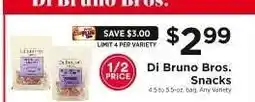 ShopRite Di Bruno Bros. Snacks offer