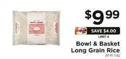 ShopRite Bowl & Basket Long Grain Rice offer