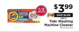 ShopRite Tide Washing Machine Cleaner offer