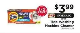 ShopRite Tide Washing Machine Cleaner offer