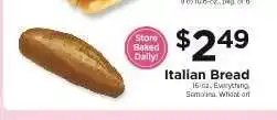 ShopRite Italian Bread offer