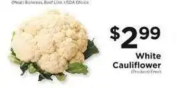 ShopRite White Cauliflower offer