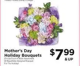 ShopRite Mother's Day Holiday Bouquets offer