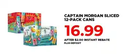 Hy-Vee Captain Morgan Sliced 12-Pack Cans offer