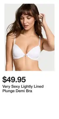Victoria's Secret Very Sexy Lightly Lined Plunge Demi Bra offer