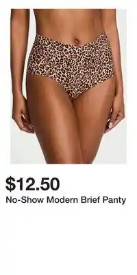 Victoria's Secret No-Show Modern Brief Panty offer