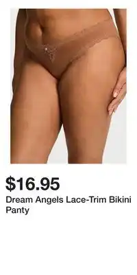 Victoria's Secret Dream Angels Lace-Trim Bikini Panty offer