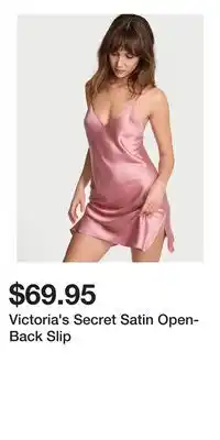 Victoria's Secret Victoria's Secret Satin Open-Back Slip offer