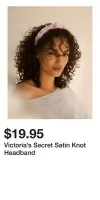 Victoria's Secret Victoria's Secret Satin Knot Headband offer