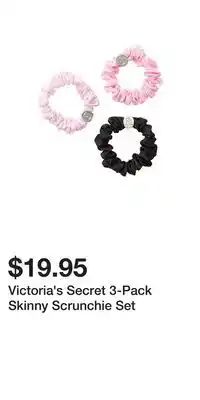 Victoria's Secret Victoria's Secret 3-Pack Skinny Scrunchie Set offer
