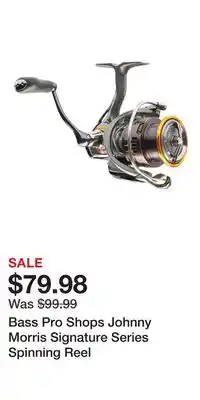 Cabela's Bass Pro Shops Johnny Morris Signature Series Spinning Reel offer
