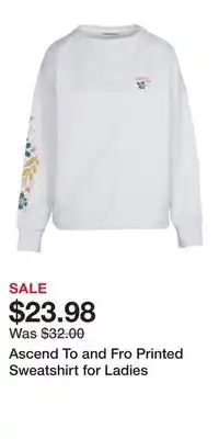 Cabela's Ascend To and Fro Printed Sweatshirt for Ladies offer