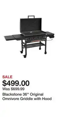 Cabela's Blackstone 36'' Original Omnivore Griddle with Hood offer