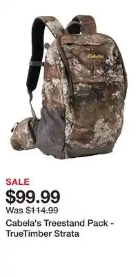 Cabela's Cabela's Treestand Pack - TrueTimber Strata offer