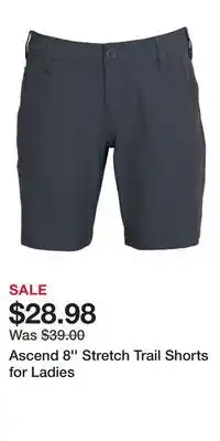 Cabela's Ascend 8'' Stretch Trail Shorts for Ladies offer
