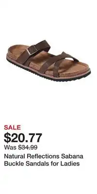 Cabela's Natural Reflections Sabana Buckle Sandals for Ladies offer