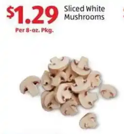 Aldi Sliced White Mushrooms offer