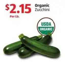 Aldi Organic Zucchini offer