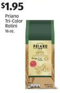 Aldi Priano Tri-Color Rotini offer