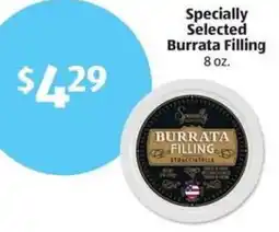 Aldi Specially Selected Burrata Filling offer