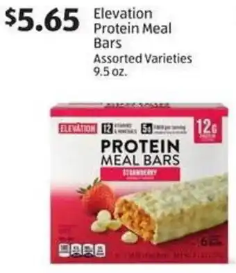 Aldi Elevation protein meal bars offer