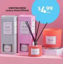 Aldi Kirkton house luxury reed diffuser offer