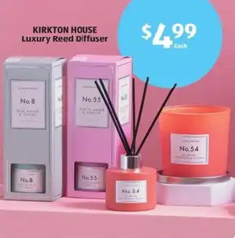 Aldi Kirkton house luxury reed diffuser offer