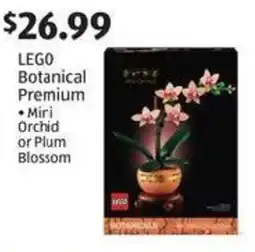 Aldi Lego botanical premium offer