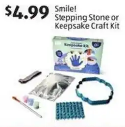 Aldi Smile! stepping stone or keepsake craft kit offer