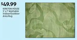 Aldi Kirkton house 5'x7'washable indoor/outdoor area rug offer