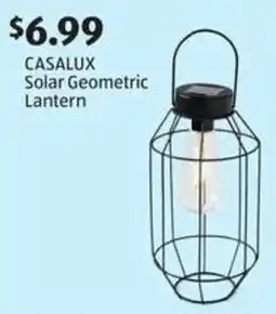 Aldi Casalux solar geometric lantern offer
