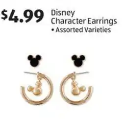 Aldi Disney character earrings offer