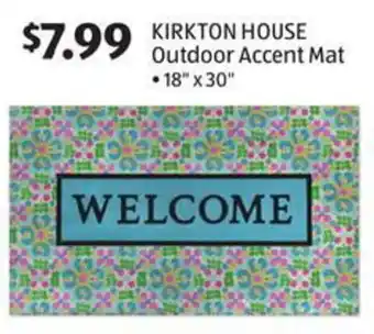 Aldi Kirkton house outdoor accent mat offer