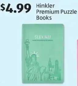 Aldi Hinkler premium puzzle books offer