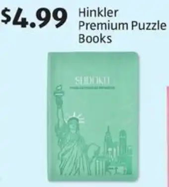 Aldi Hinkler premium puzzle books offer