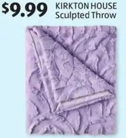 Aldi Kirkton house sculpted throw offer