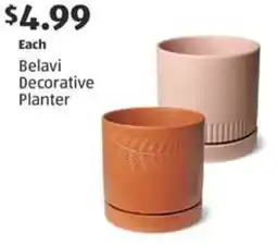Aldi Belavi decorative planter offer
