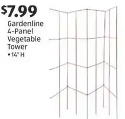 Aldi Gardenline 4-panel vegetable tower offer