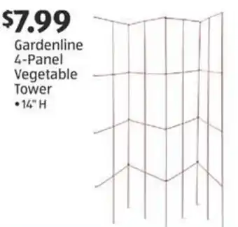 Aldi Gardenline 4-panel vegetable tower offer