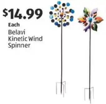 Aldi Belavi kinetic wind spinner offer