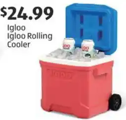 Aldi Igloo rolling cooler offer