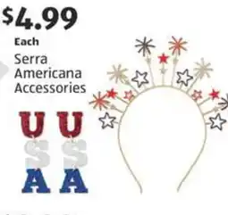 Aldi Serra americana accessories offer