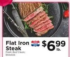 ShopRite Flat Iron Steak offer