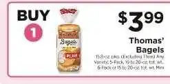 ShopRite Thomas' Bagels offer