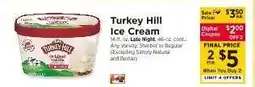 ShopRite Turkey Hill Ice Cream offer