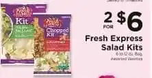 ShopRite Fresh Express Salad Kits offer