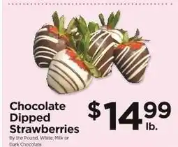 ShopRite Chocolate Dipped Strawberries offer